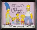 NANCY CARTWRIGHT SIGNED AND INSCRIBED CARTOON