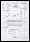 JOHN RHYSDAVIES SIGNED THE LORD OF THE RINGS CALL SHEET