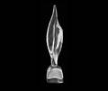 147 DAUM CLEAR CRYSTAL SCULPTURE FLAME