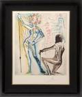 FRAN DRESCHER SALVADOR DALI LITHOGRAPH
