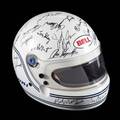 DAVID HASSELHOFF 1980S INDY CAR DRIVERS SIGNED RACING HELMET