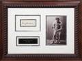 HARRY HOUDINI SIGNED CUT SHEET AND EPHEMERA