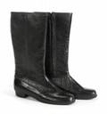 GRETA GARBO BLACK RAIN BOOTS