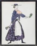 CECIL BEATON MY FAIR LADY COSTUME SKETCH