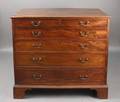 English Georgian Style Six Drawer Chest
