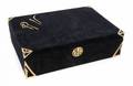 RUDOLPH VALENTINO BLACK VELVET CASKET