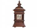 184 LARGE AND IMPRESSIVE CARVED WALNUT CLOCK