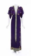 ELIZABETH TAYLOR THEA PORTER SILK GOWN