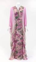 ELIZABETH TAYLOR THEA PORTER FLORAL CAFTAN
