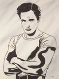 MARLON BRANDO PORTRAIT PAINTING