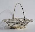 425 GEORGE II STERLING SILVER BASKET