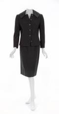 ELIZABETH TAYLOR GREY SKIRT SUITS