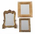 THREE SMALL DECORATIVE MIRRORS