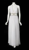 MARILYN MONROE INSPIRED PLEATED AND BEADED GOWN