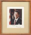 RONALD REAGAN SIGNED PHOTOGRAPH TO PHYLLIS DILLER