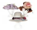 PHYLLIS DILLER WIDEBRIMMED FLORAL HATS