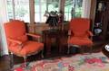 PAIR OF LOUIS XV STYLE ARMCHAIRS