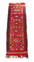 TWO VINTAGE KILIM RUNNERS