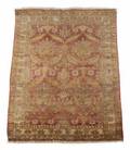 ORIENTAL PINK AND GOLD AREA RUG
