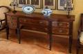 REGENCY SATINWOOD INLAID MAHOGANY SIDEBOARD
