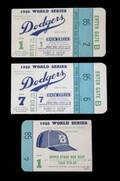 1956 WORLD SERIES TICKETS