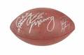 ARCHIE ELI AND PEYTON MANNING SIGNED FOOTBALL