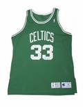 LARRY BIRD 1991 GAME WORN SIGNED BOSTON CELTICS JERSEY