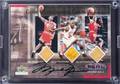 MICHAEL JORDAN SIGNED 3FLOOR CHAMPIONSHIP CARD GROUP