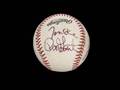 1992 WORLD SERIES PRACTICE USED ATLANTA BRAVES SIGNEDONSITE BASEBALL