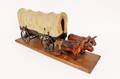 Stagecoach or Covered Wagon Model with Oxen