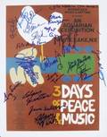 WOODSTOCK SIGNED POSTER