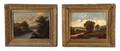CAROLWOOD PAIR OF PASTORAL LANDSCAPE PAINTINGS  