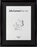 JOHN LENNON SIGNED BAG ONE PRINT