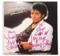 MICHAEL JACKSON SIGNED AND INSCRIBED ALBUM