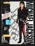 MICHAEL JACKSON SIGNED AND INSCRIBED TOUR PROGRAM