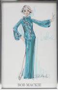 BOB MACKIE DEBBIE REYNOLDS COSTUME DESIGN SKETCH
