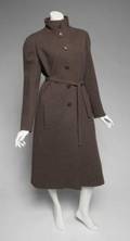 GRETA GARBO ALAIA WOOL OVERCOAT