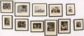 Group of 11 Framed Engravings