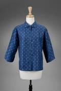 GRETA GARBO SILK POLKA DOT SHIRT