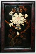 187 LACQUER AND IVORY PLAQUE