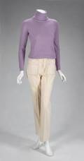 GRETA GARBO TURTLENECK AND TROUSER ENSEMBLE
