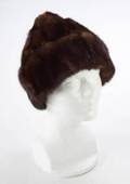 GRETA GARBO FUR CLOCHE