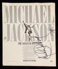 MICHAEL JACKSON SIGNED MAGAZINE PAGE