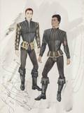 MICHAEL JACKSON SIGNED COSTUME DESIGN