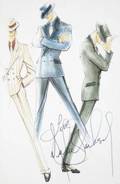MICHAEL JACKSON SIGNED COSTUME SKETCH