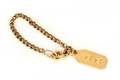GRETA GARBO 14K GG MONOGRAMMED BABY ID BRACELET
