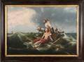 JONATHAN WINTERS 19TH CENTURY SEASCAPE PAINTING