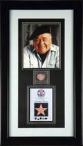 JONATHAN WINTERS HOLLYWOOD WALK OF FAME PLAQUE AND FRAGMENT