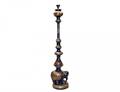 473 BRONZE AND CHAMPLEVE ENAMEL FLOOR LAMP