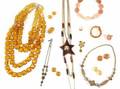 PHYLLIS DILLER ORANGE COSTUME JEWELRY
